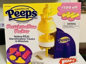 Vintage 2002 Wham-O Peeps Marshmallow Maker #13160 New In Box